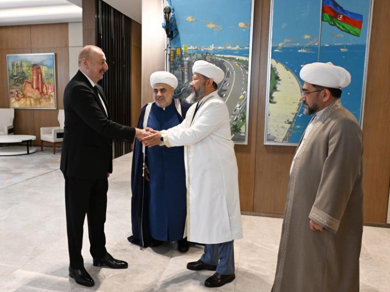President Ilham Aliyev received delegation of religious leaders from member and observer countries of Organization of Turkic States