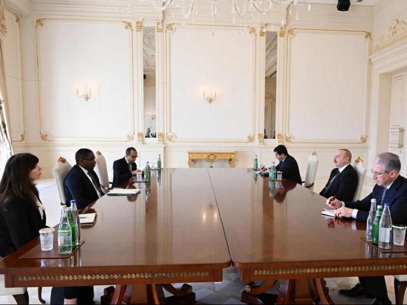 President Ilham Aliyev received Special Adviser to UN Secretary-General